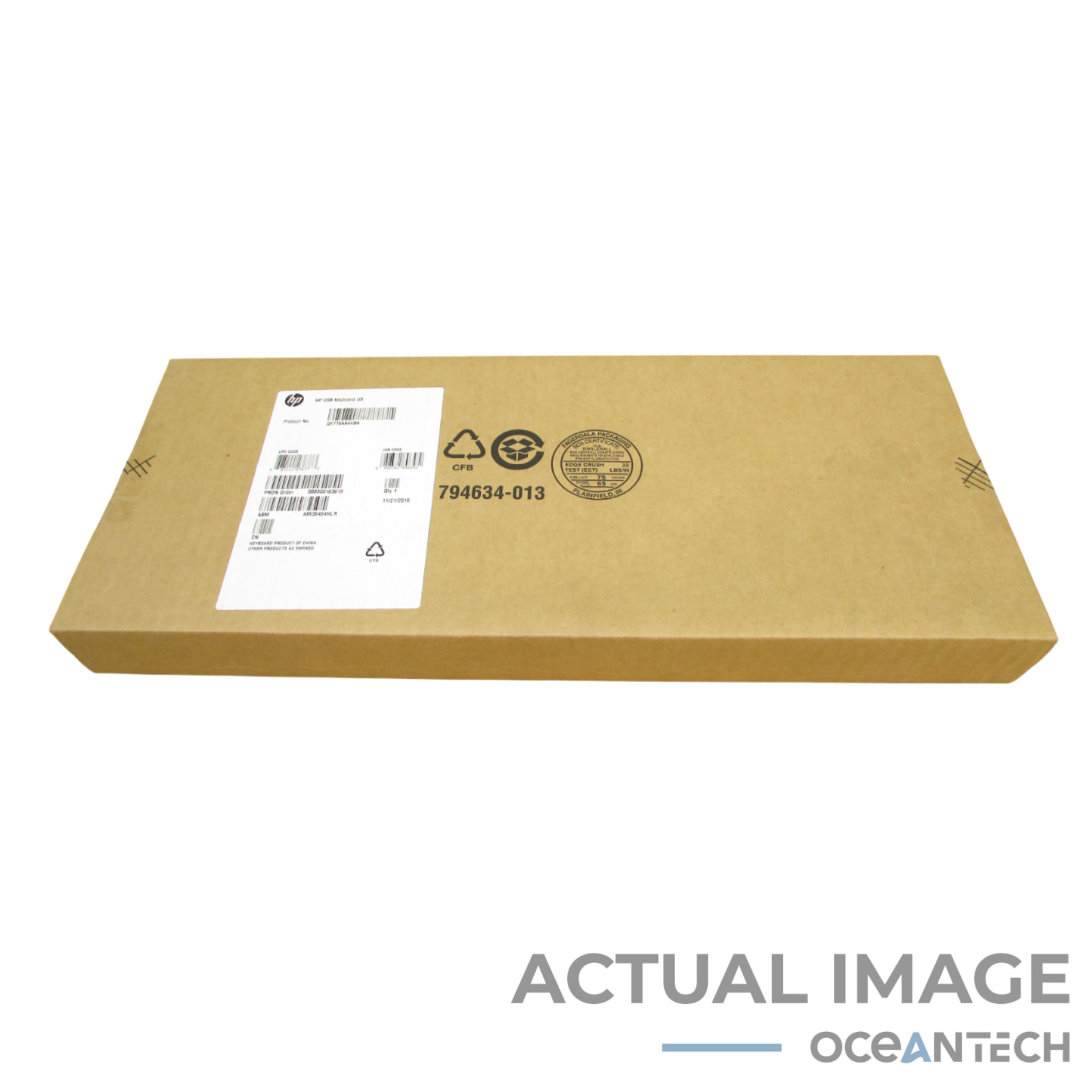 HP USB Keyboard WIRED - BLACK QY776AA#ABA QY776AT#ABA - NEW/ SEALED