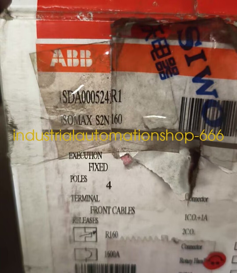 1Pcs New ABB 1SDA000524R1 SOMAX S2N 160 Via DHL or FedEX