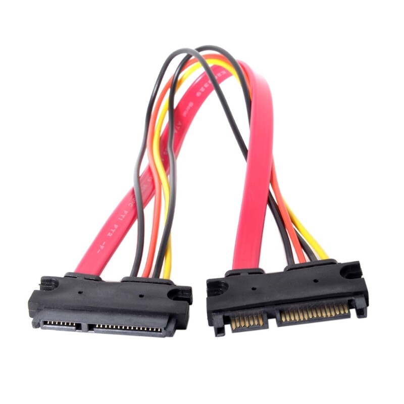 Extension Cable 22 Pin Male To Female Data Power Combo, 30cm/50cm