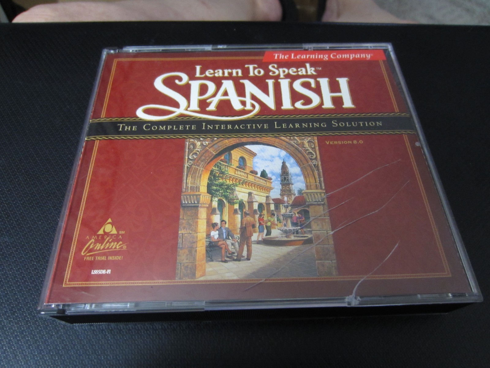 Scholastic's Learn to Speak Spanish - Version 8.0 (PC, 1999, 4-Disc Set)