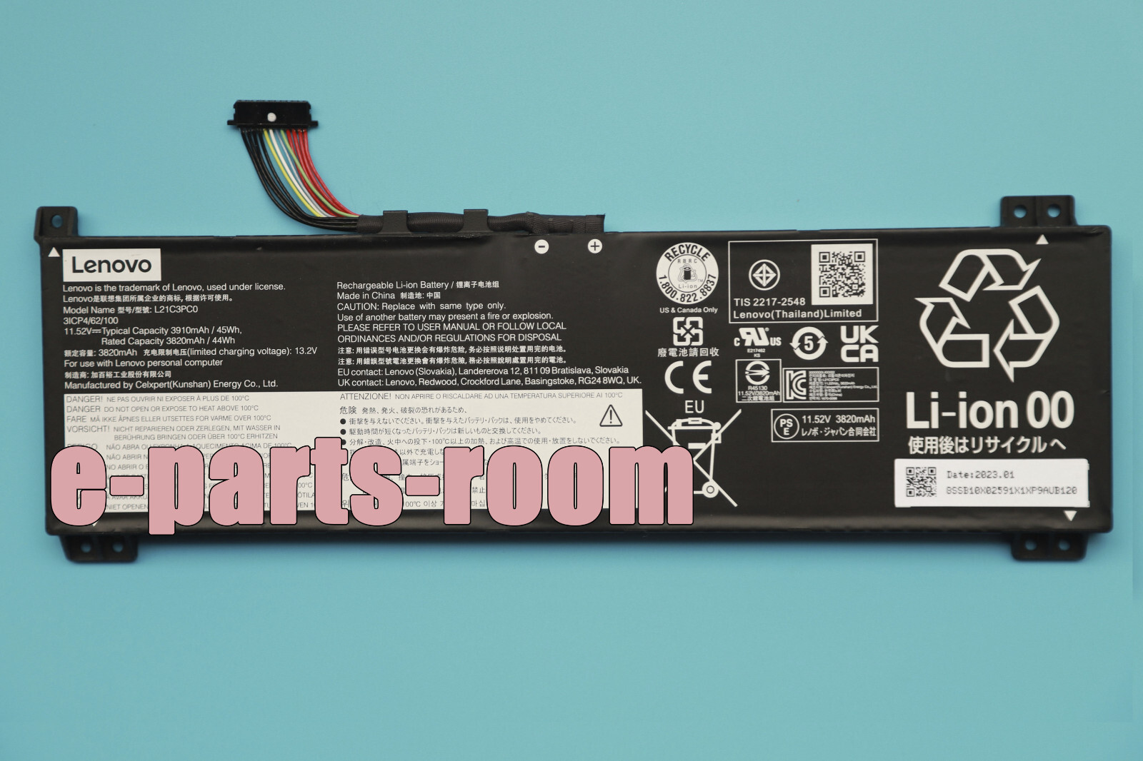 Genuine L21C3PC0 L21M3PC0 L21L3PC0 Battery for Lenovo IdeaPad Gaming 3 15IAH7 15