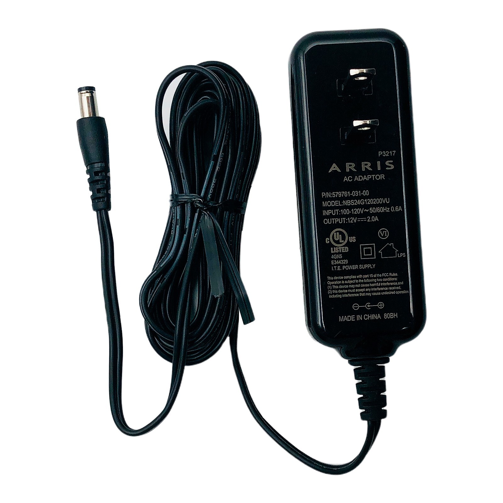 Genuine Arris AC Power Wall Supply Adapter for Arris Surfboard SBG8300 Modem