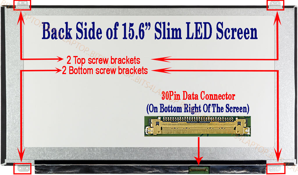 15.6" ChiMei N156HGE-EAB Rev.C1 Compatible Laptop LED LCD Screen eDP FHD Non-IPS