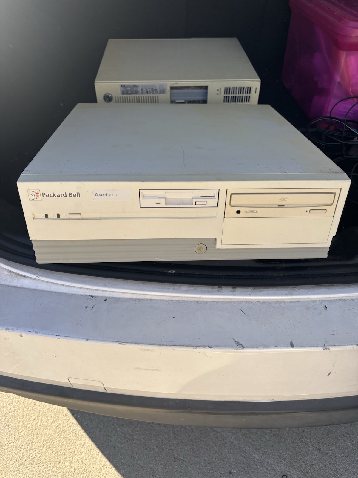 Vintage Packard Bell Axcel 48cd Computer Model A940-4X4A For Parts Turns On