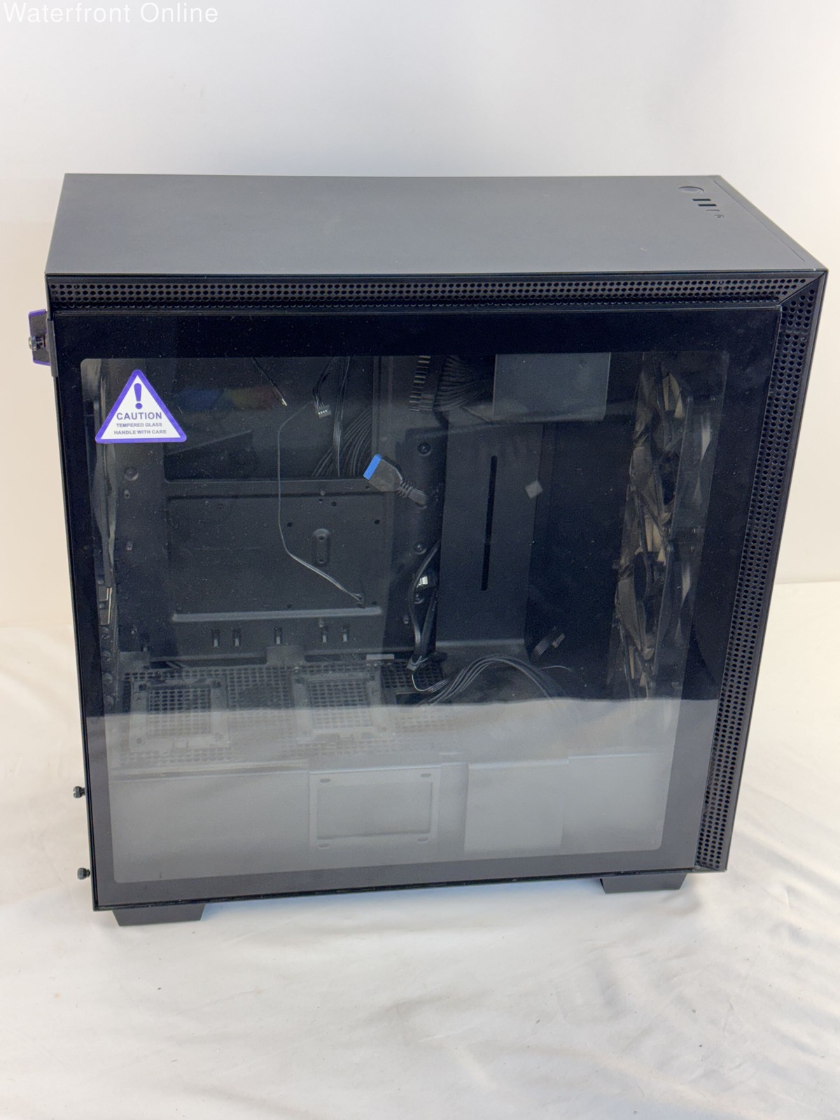 iBUYPOWER NZXT H710 Gaming PC Case Black + High Power 750W 80+ Gold PSU Bundle