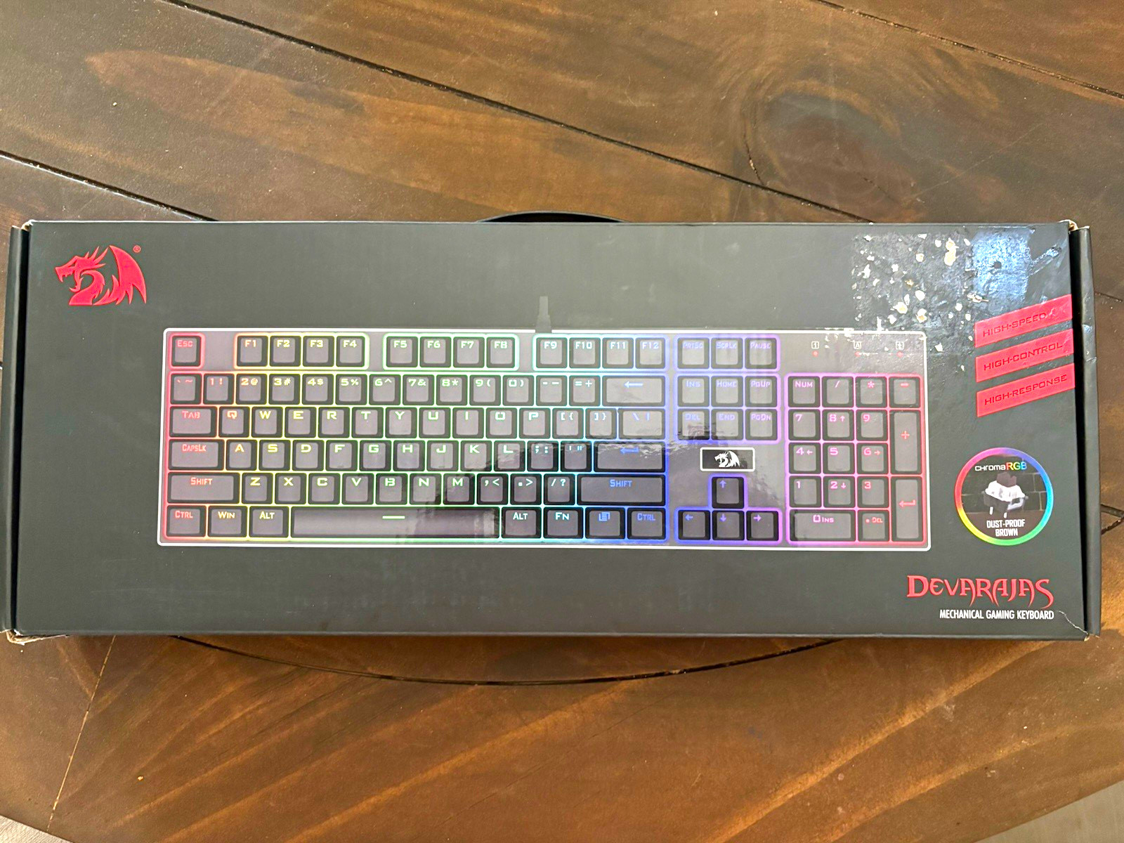 Redragon K556 Mechanical Wired USB Illuminated RGB QWERTY English Black/White