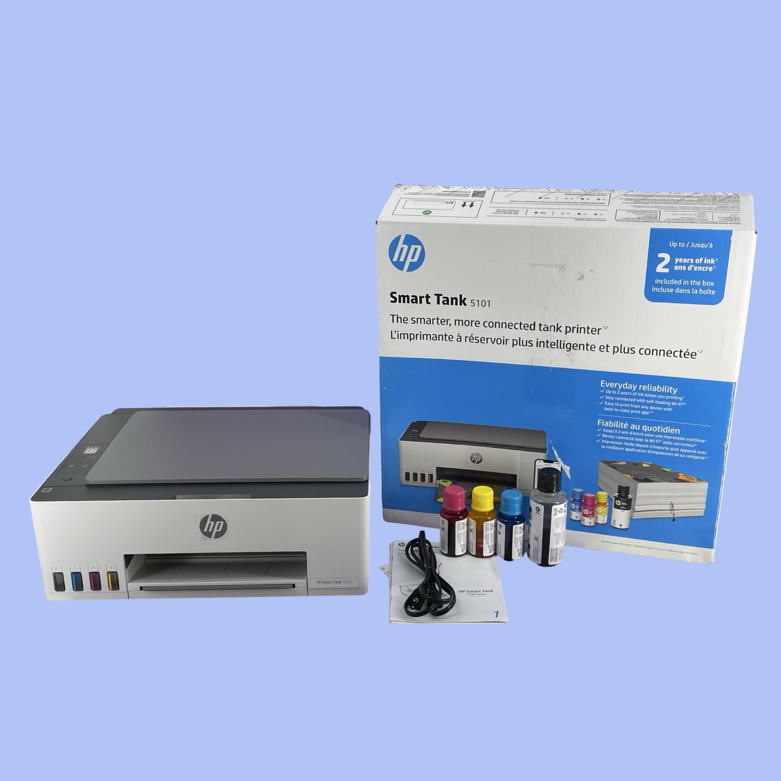 HP Smart Tank 5101 Wireless All-in-One Ink Tank Printer #FS3484