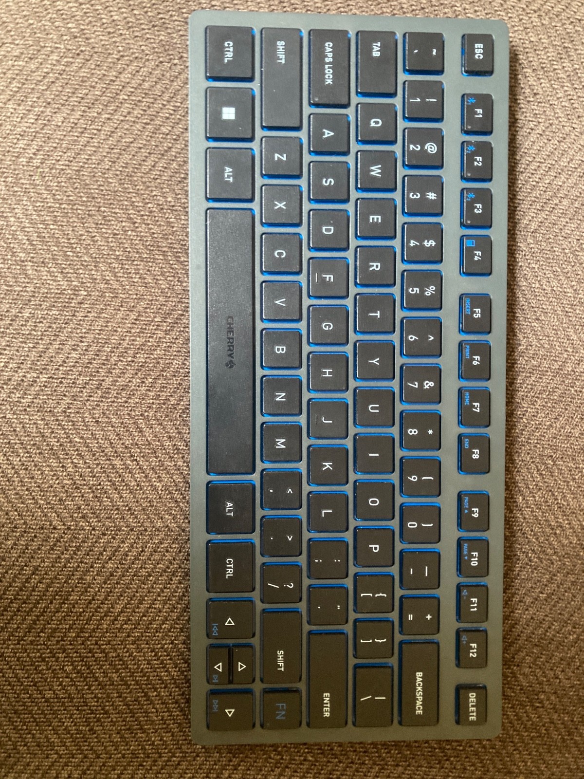 Cherry KW 7100 Mini Wireless Keyboard - Gray