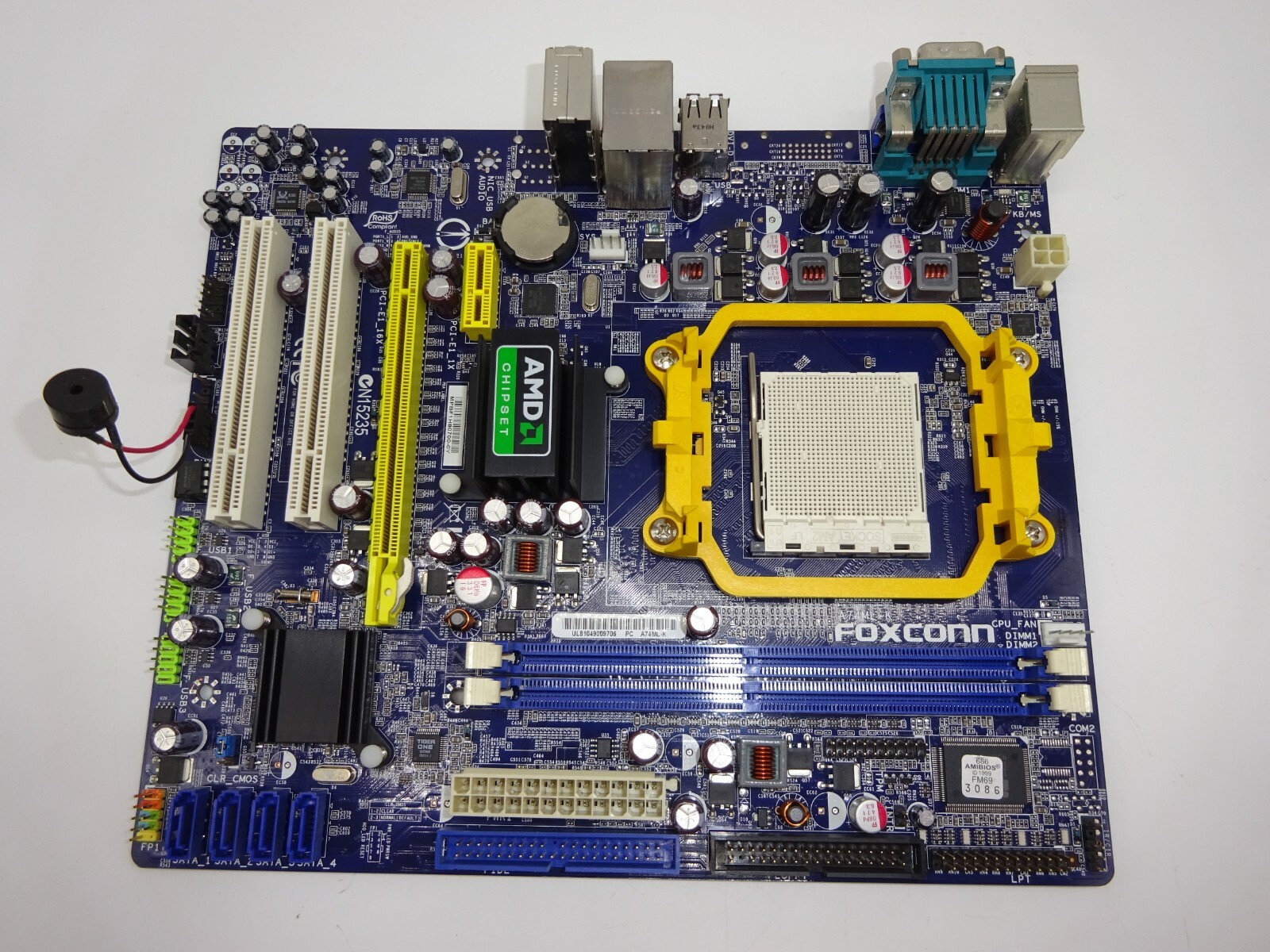Foxconn A47ML-K - DDR2 - mATX - Socket AM2 - No I/O Shield #M542
