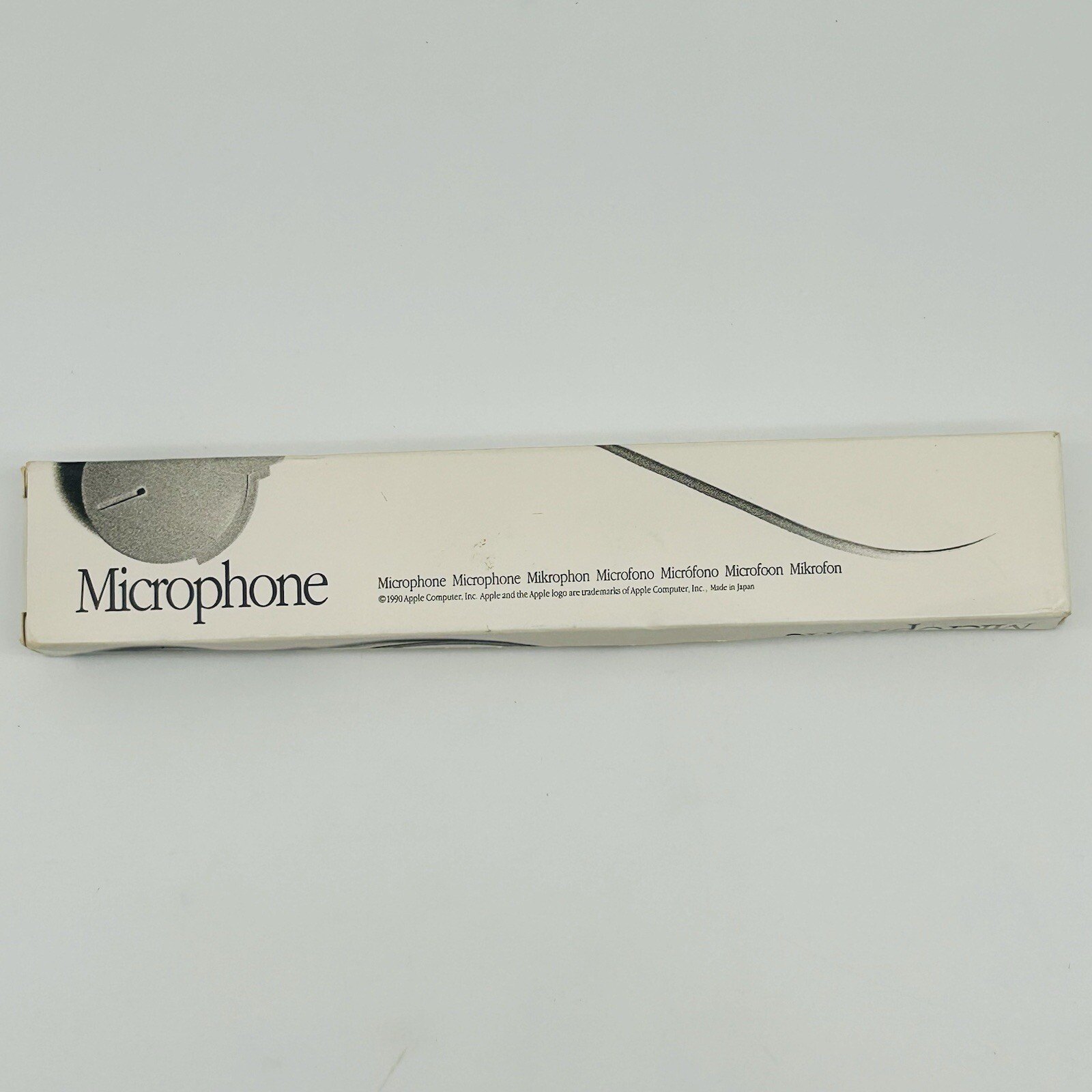 VINTAGE 1990 Apple Microphone Original Box Apple Computer Mic Electronics NEW