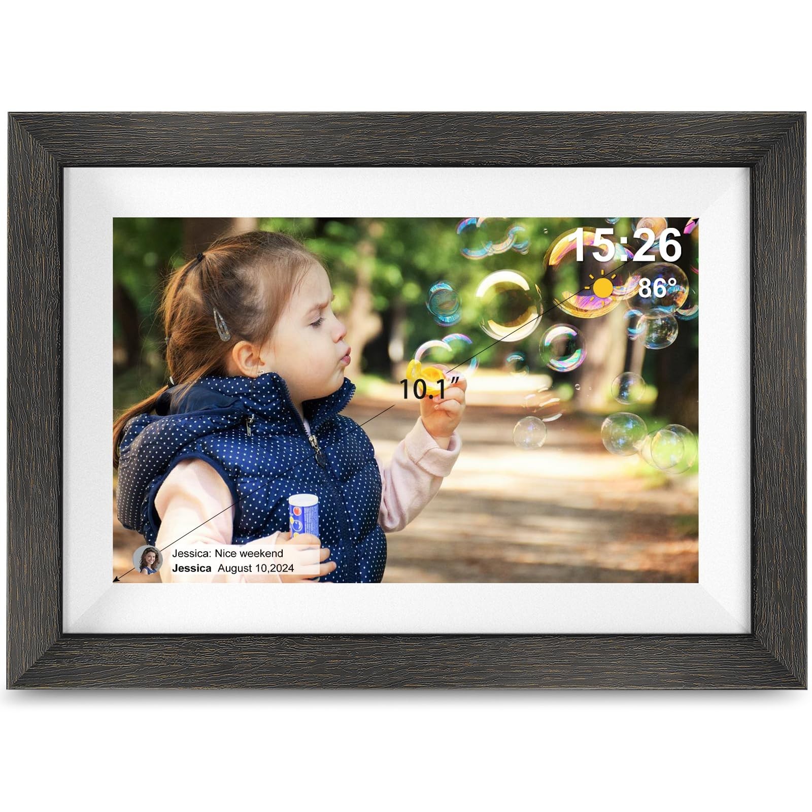Frameo Digital Photo Frame,10.1 Inch WiFi Smart Digital Picture Frame with HD...