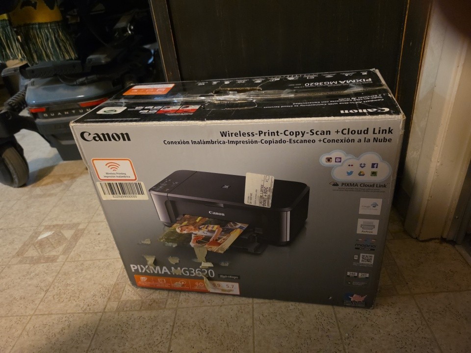 Canon PIXMA MG3620 Wireless AIO Inkjet Duplex Printer Mobile Tablet Print
