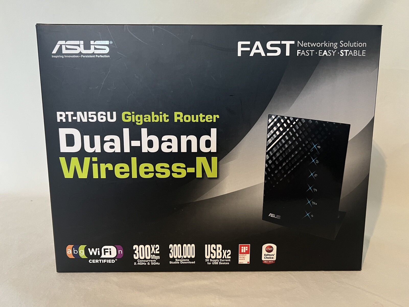 Asus RT-N56U Dual-Band Wireless-N Wi-Fi Router In Box