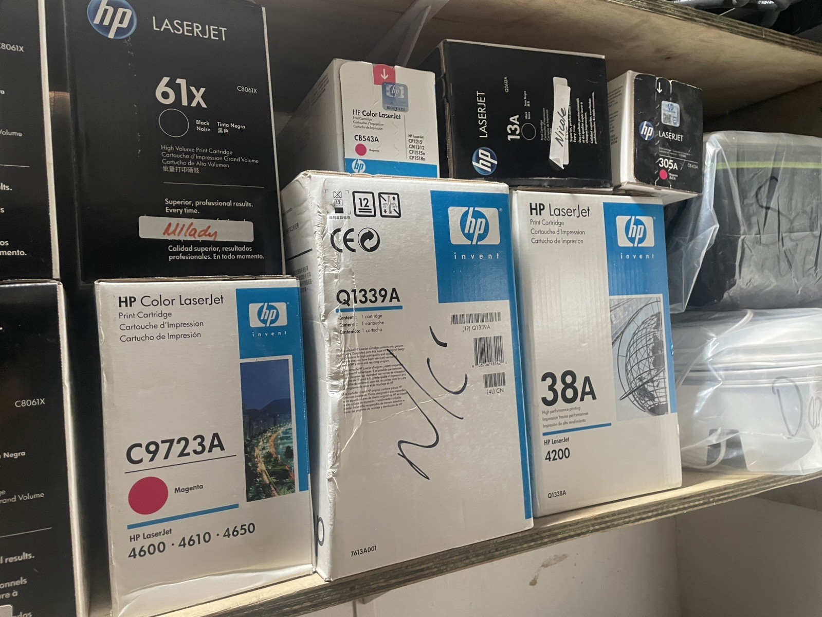 HP 38A Toner Cartridge 12K High-Yield Capacity Black for 4200 4200L Q1338A NEW