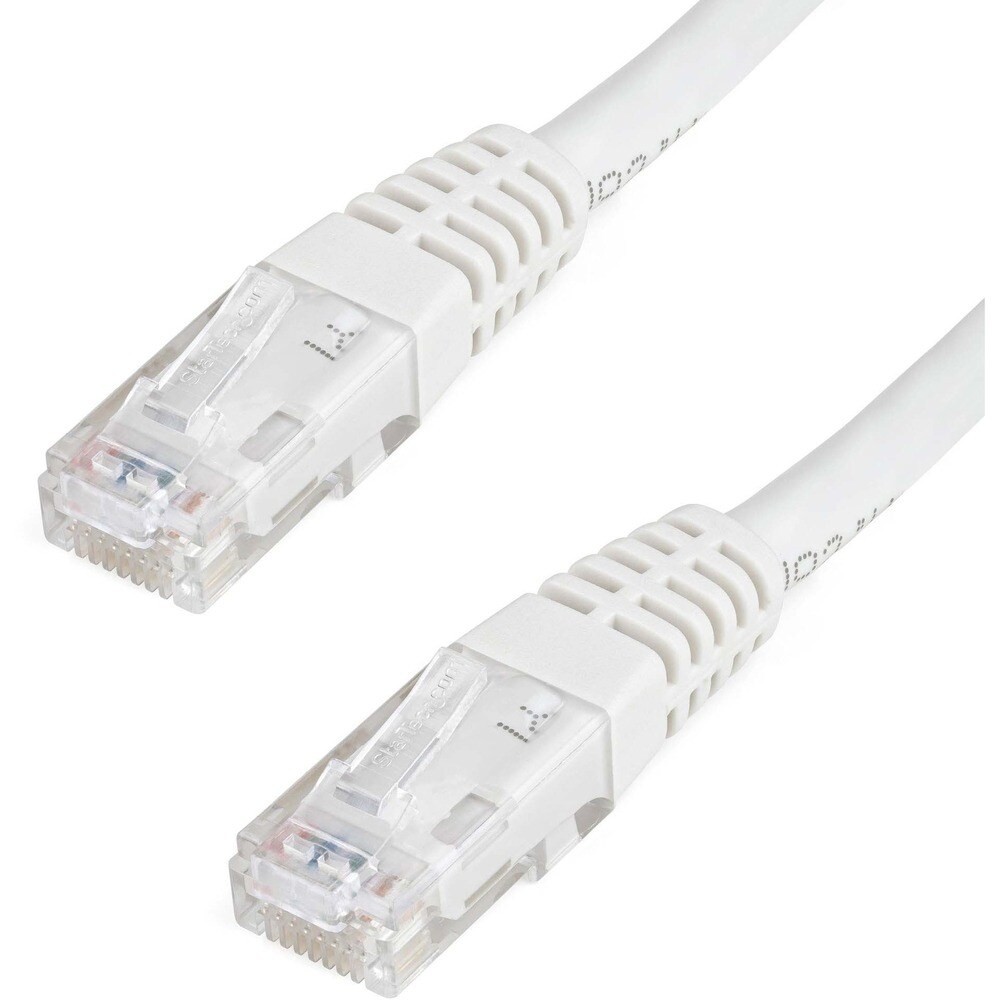 Startech C6PATCH7WH 7ft CAT6 Ethernet Cable 10 Gigabit Molded RJ45 650MHz