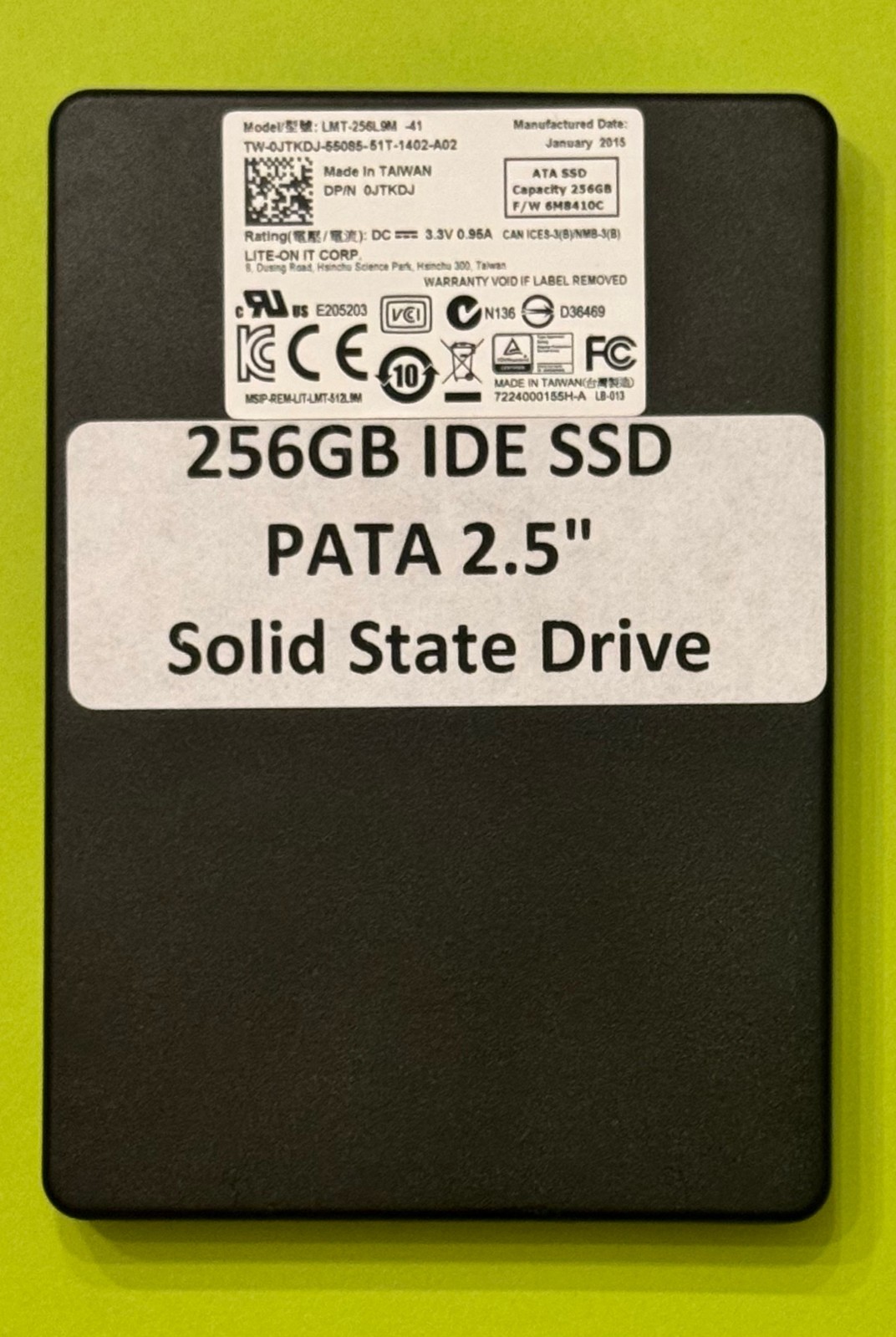 256GB 2.5” Internal IDE SSD 44-pin PATA Solid State Drive for Laptop 100% Health
