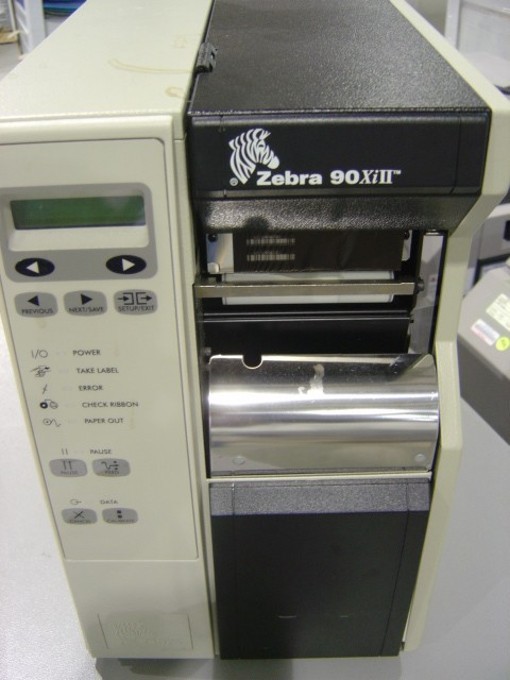Zebra 90XiII 090-402-00004 Thermal Barcode Label Printer RJ45 RS232 Prints lines