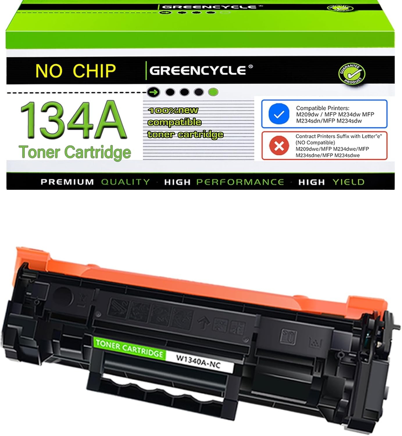 Compatible For HP LaserJet M209 MFP M234sdw M234sdwe Black Toner W1340A NO CHIP