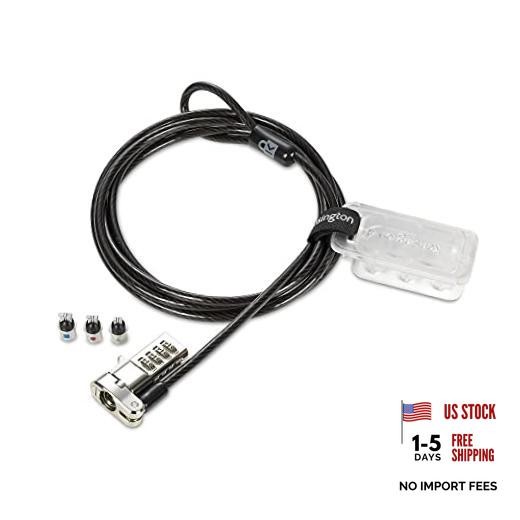Kensington Universal 3-in-1 Combination Laptop Lock, Universal Fit 3-in-1 combo