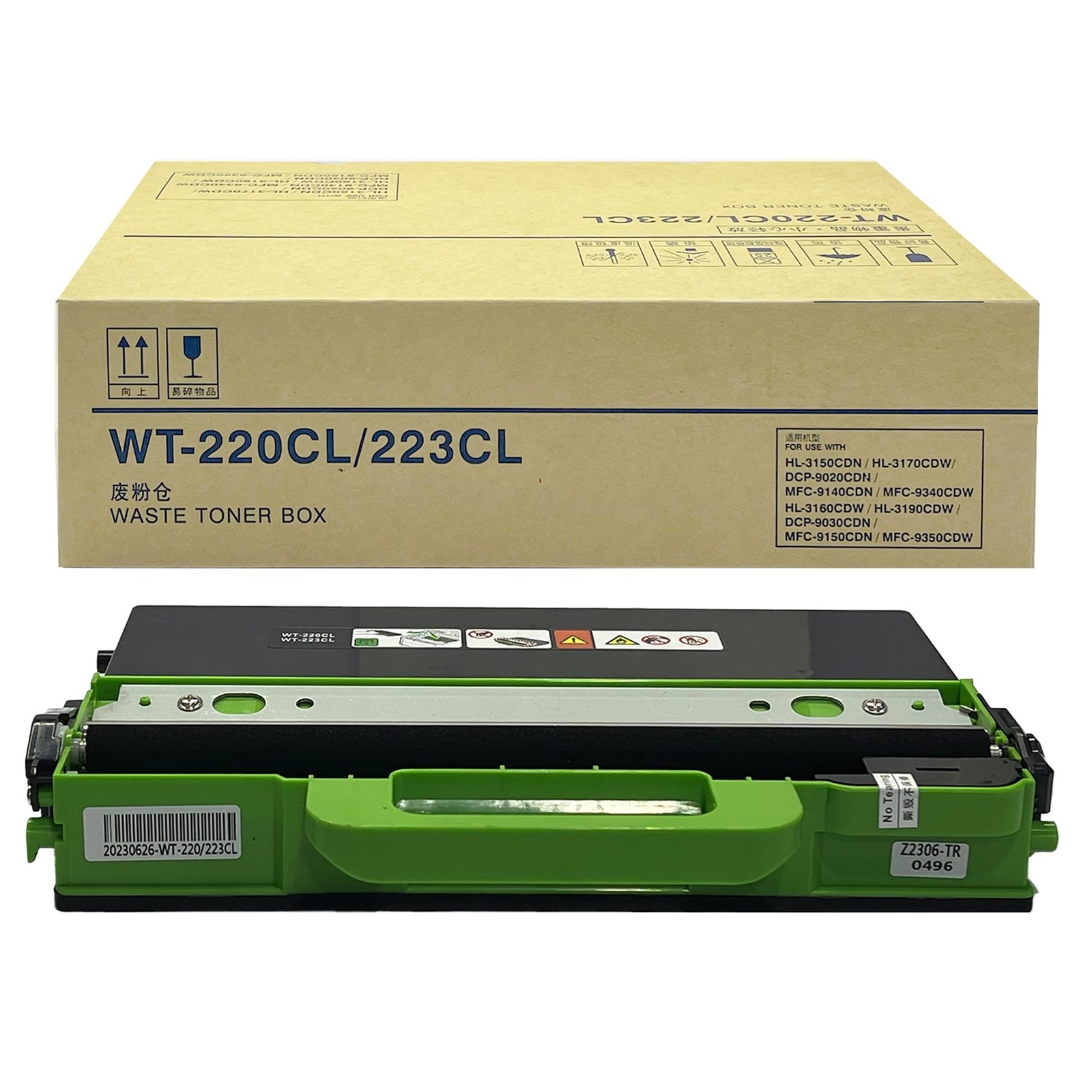LCL WT-220CL WT-223CL WT220CL WT223CL Waste Toner Box High Capacity, Black