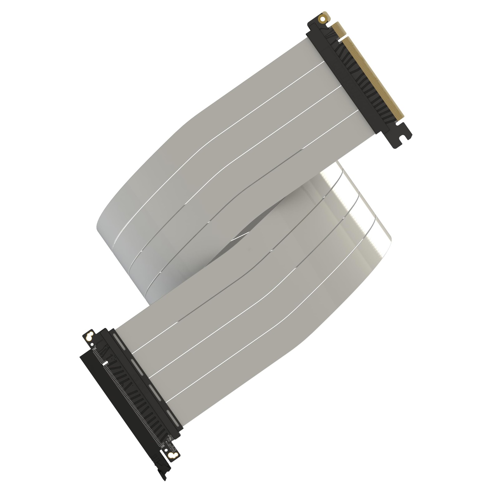 LINKUP AVA5 PCIe 5.0 Riser Cable Straight White 90cm