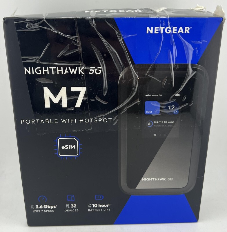 NETGEAR NIGHTHAWK M7 5G PORTABLE WIFI HOTSPOT MH7150 3.6 GBPS WIFI 7