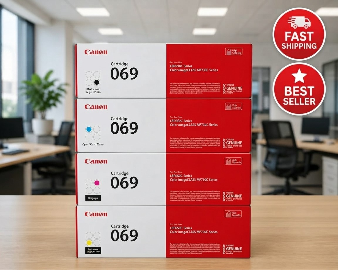 4-Pack Compatible Canon 069 Toner Set High Yield FREE SHİPPİNG
