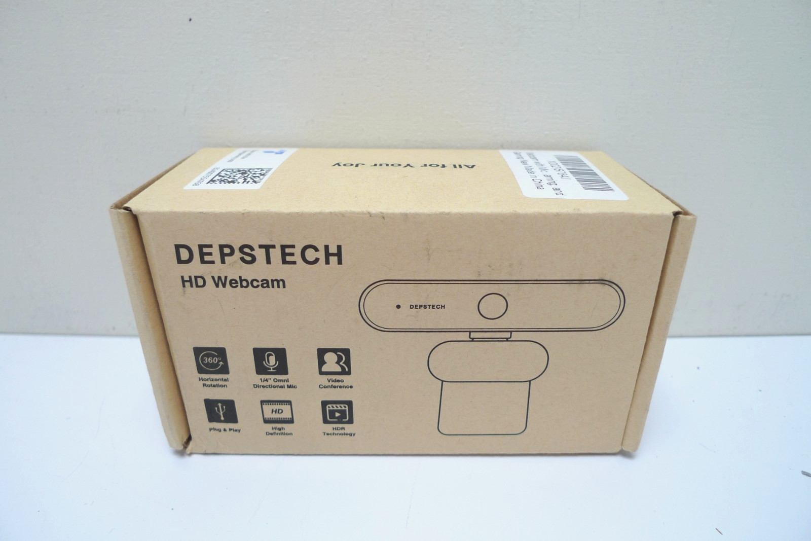 Depstech HD Webcam 1080P w/ Accessories