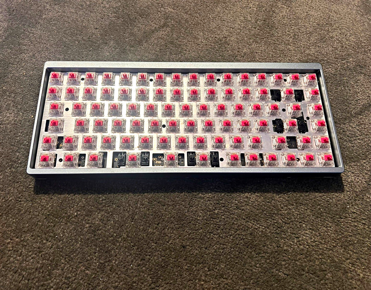 KBDFans KBD75 V2 Custom Mechanical Keyboard, No Keycaps, See Description