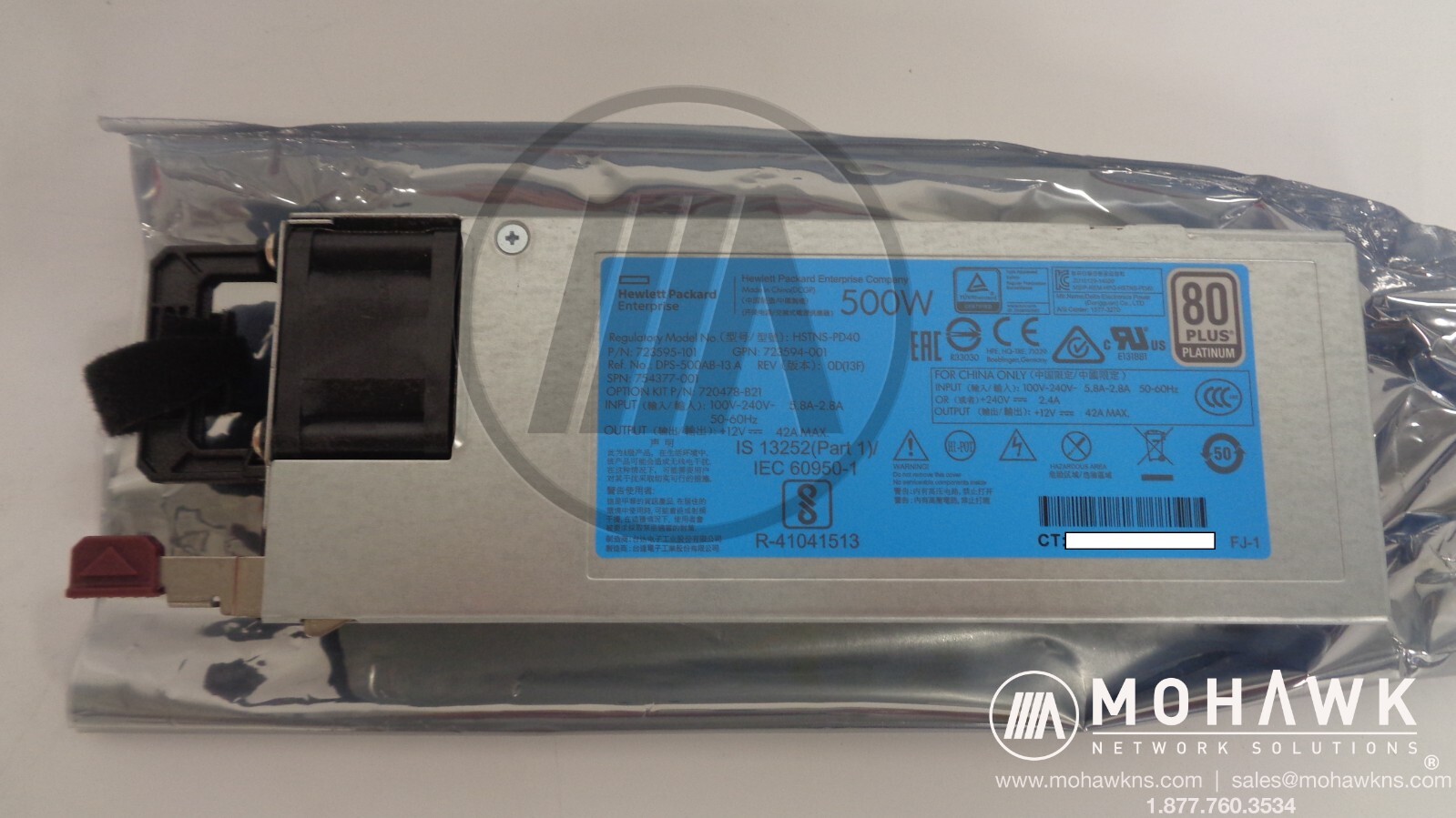 HP HSTNS-PD40 DPS-500AB-13 A Server Power Supply 500W P/N: 723595-101