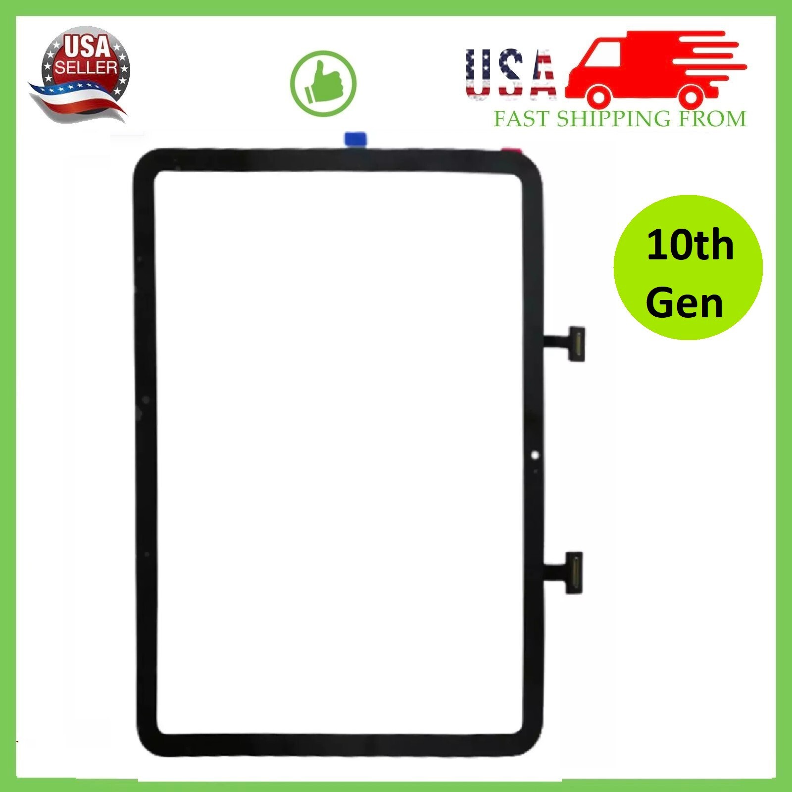 For iPad 10th Gen 2022 10.9 Digitizer Touch Screen Glass Replacement A2696 A2757