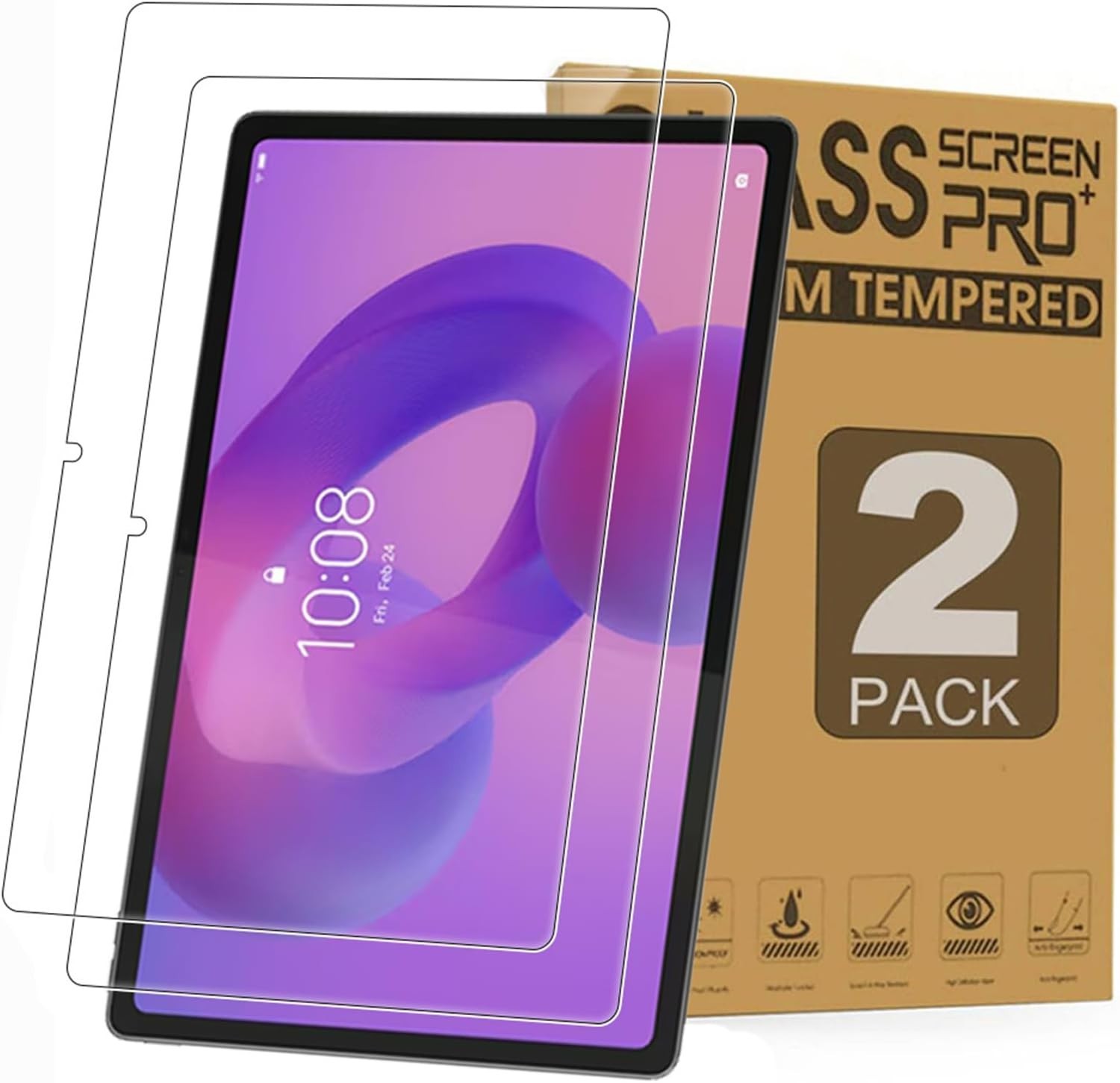 Screen Protector 2 Pack for Lenovo Idea Tab Plus 12.1 Inch 2025 TB361FU TB361ZU