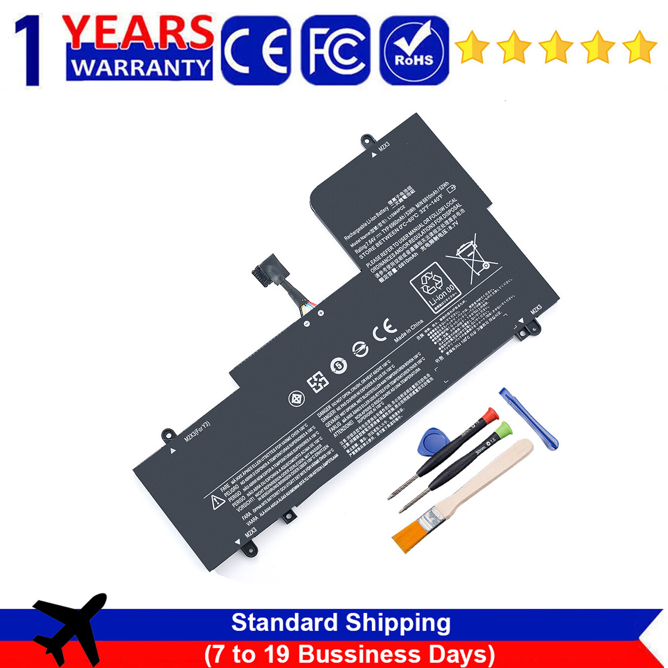 L15M4PC2 L15L4PC2 Battery For Lenovo Yoga 710-14IKB 710-14ISK 710-15IKB 15ISK