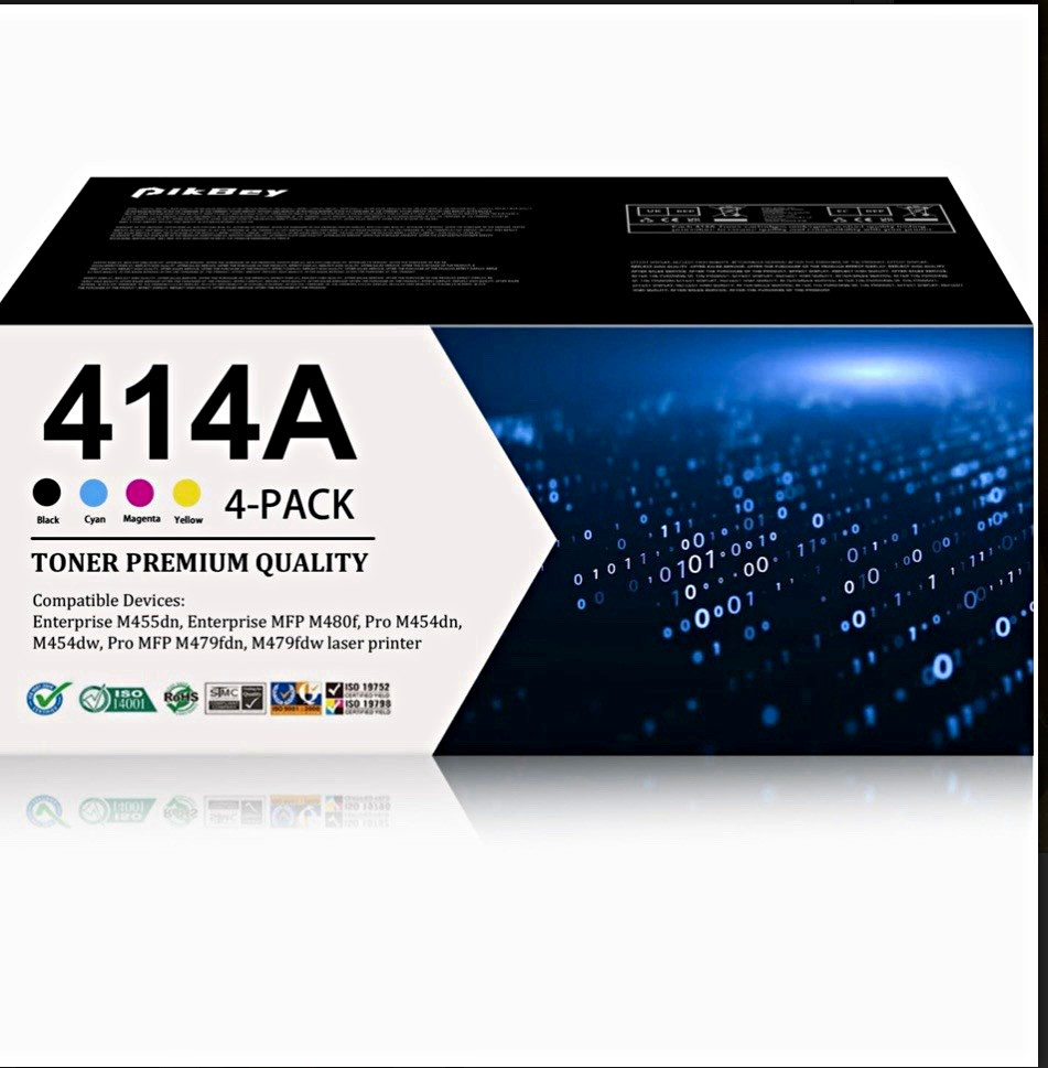 414A Toner Cartridge Compatible for  2 Pack Replacement .