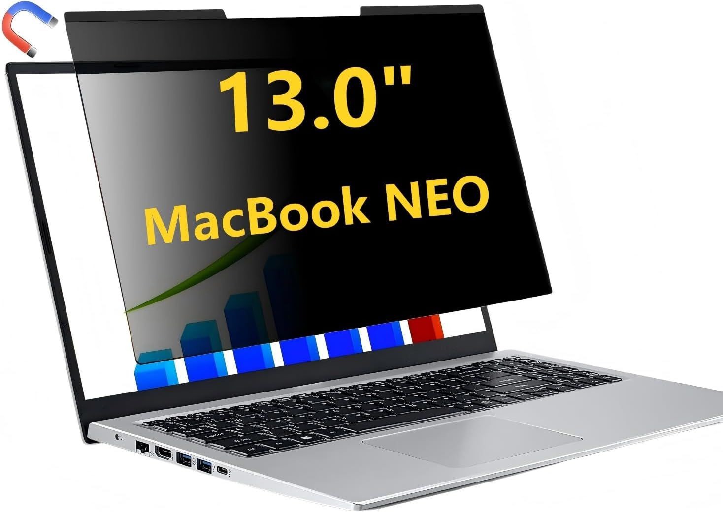 MacBook Neo Privacy Screen, Magnetic Anti-Glare Filter for MacBook Neo 13 Inch