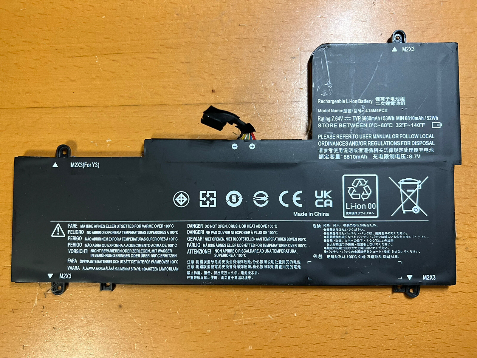 L15L4PC2 L15M4PC2 Laptop Battery for Lenovo Ideapad Yoga 710 15 710-15IKB 710-15