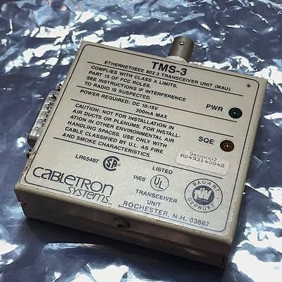 TMS-3 Ethernet / Transceiver Unit C Cableron