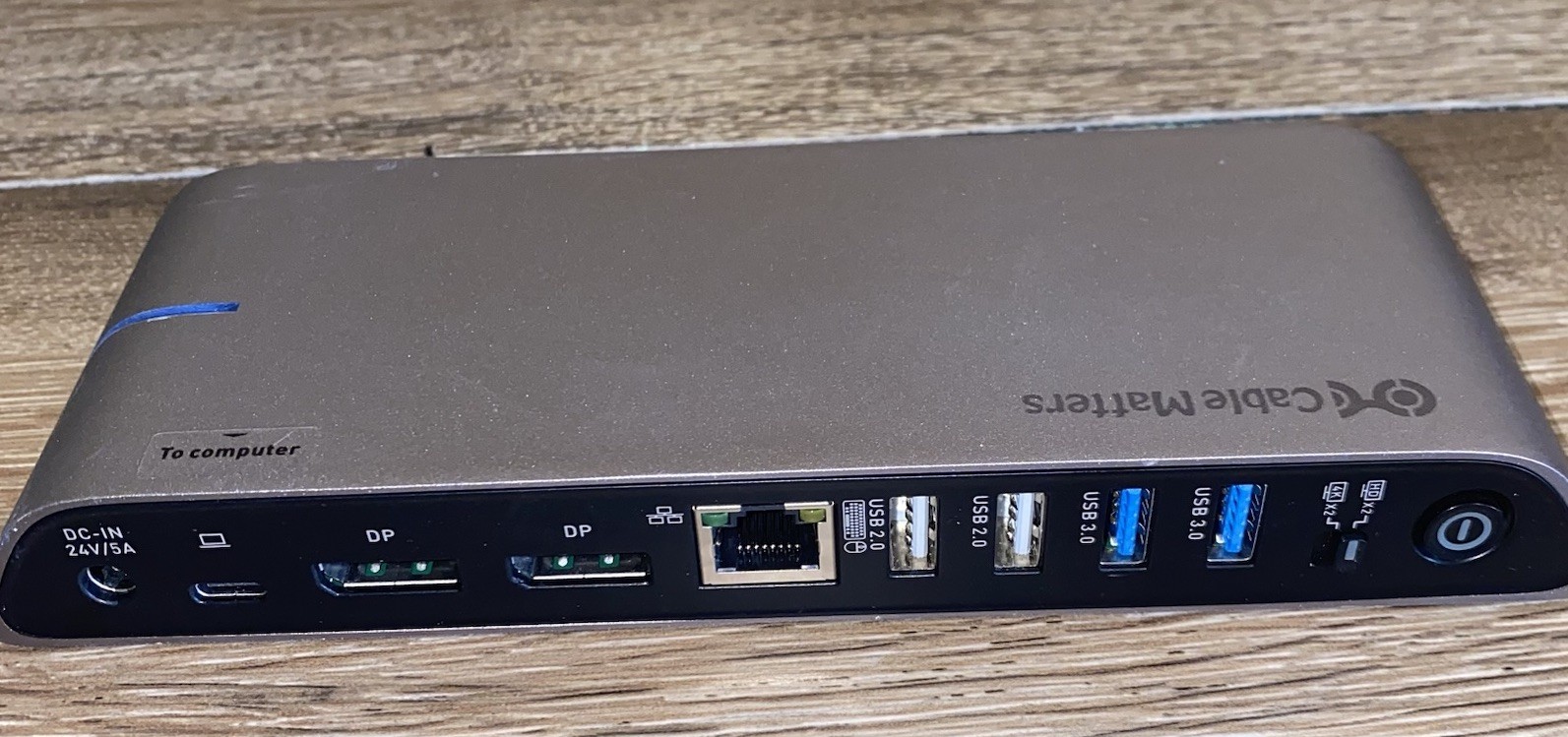 Cable Matters USB-C Dual 4k DisplayPort Docking Station 201054