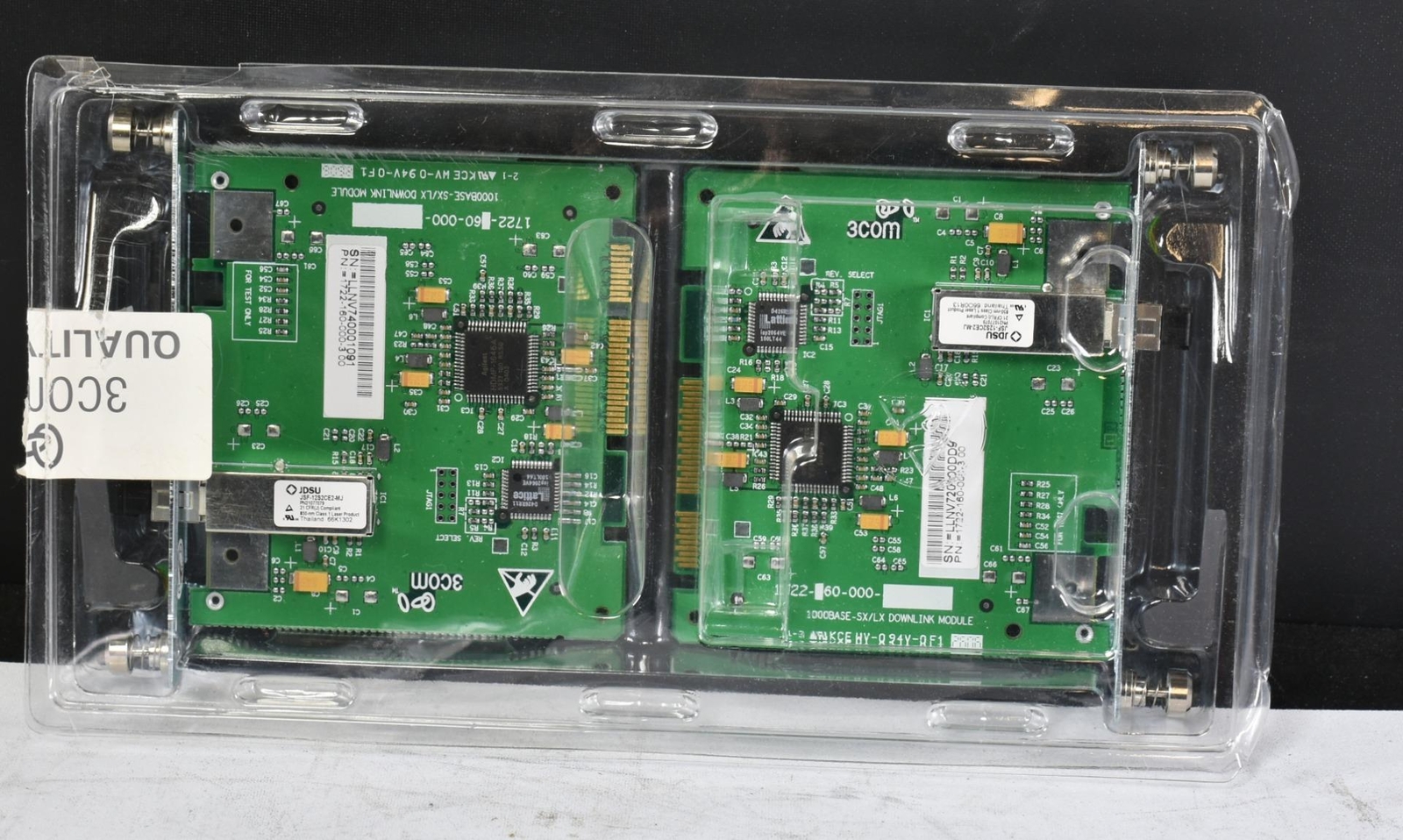 Lot Of 2 3COM 3C17220 SuperStack 3 Switch 1000BASE-T Module