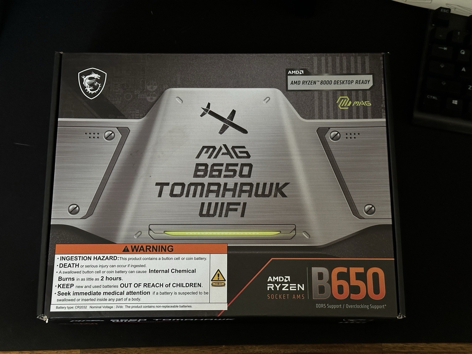 MSI Mag B650 Tomahawk WiFi AM5 Motherboard