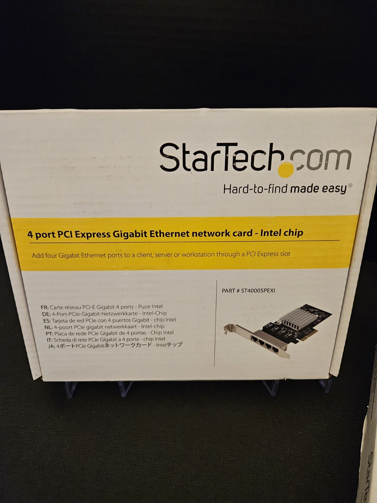 StarTech ST4000SPEXI Quad Port Gigabit PCIe Network Card