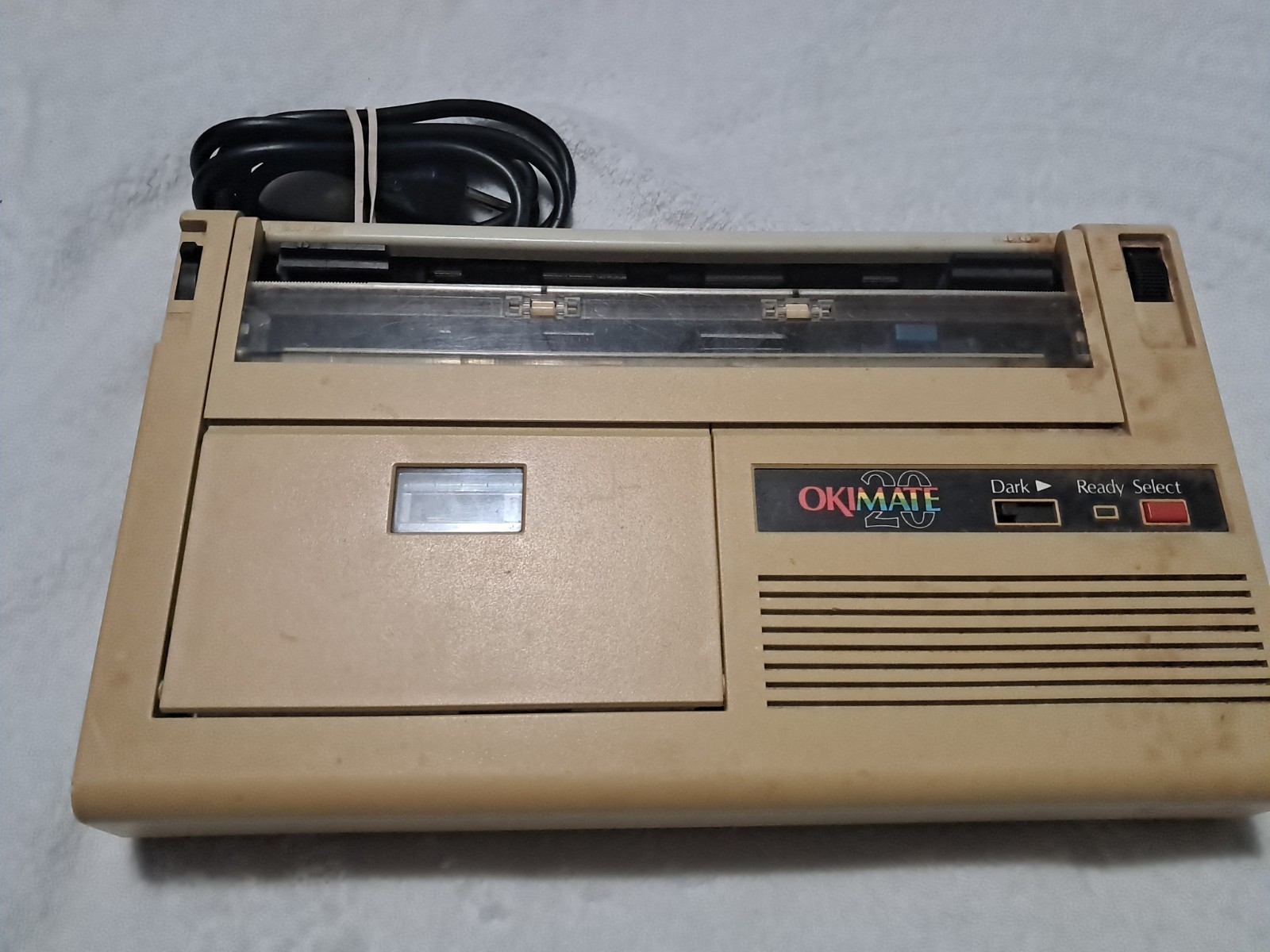 Okidata Okimate 20 Color Printer 1985 Model# EN3211 Powers On Untested