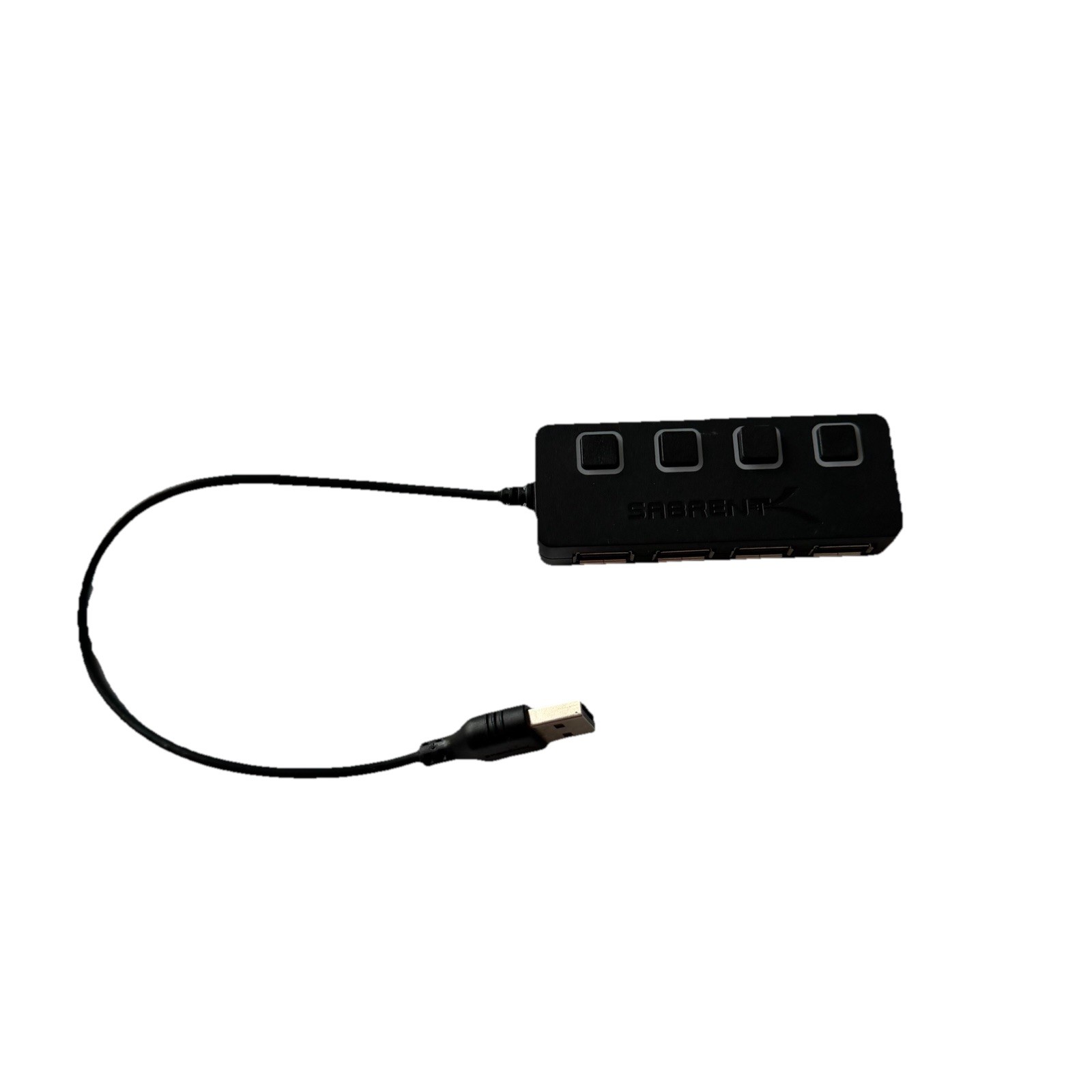 Sabrent 4-Port USB 2.0 Hub with Individual Power Switches HB-UMLS
