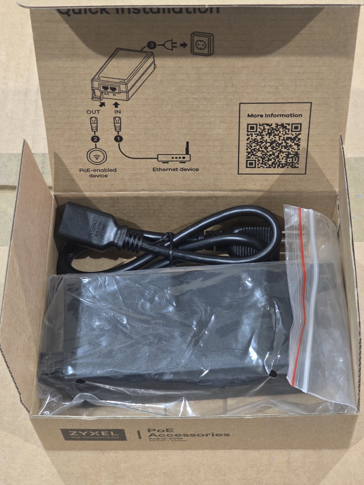 ZYXEL 5G PoE++ Injector POE12-60W