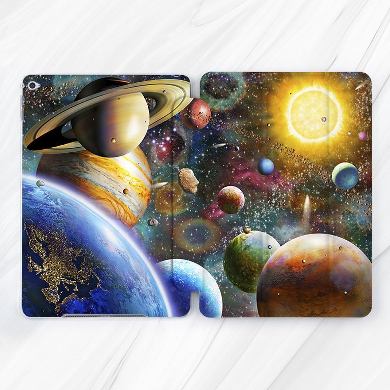 Solar System Space Planets Case For iPad 10.2 Air 13 11 A16 12 9 11 Mini 7 A17