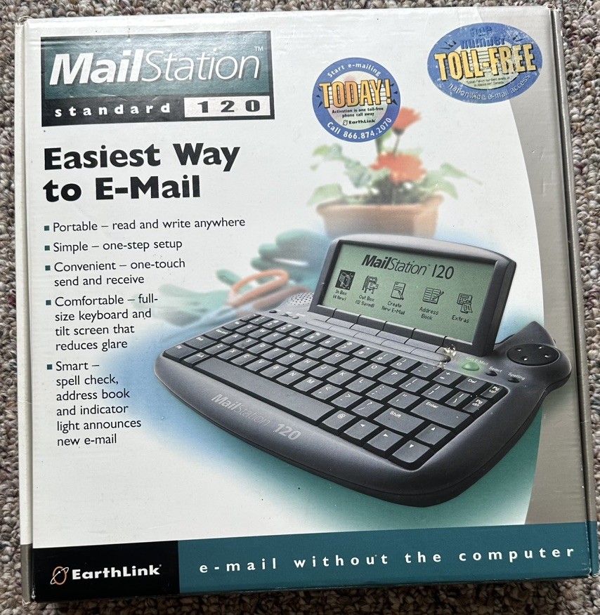 EarthLink MailStation Mail Station Standard 120 Vintage Computer Email Station