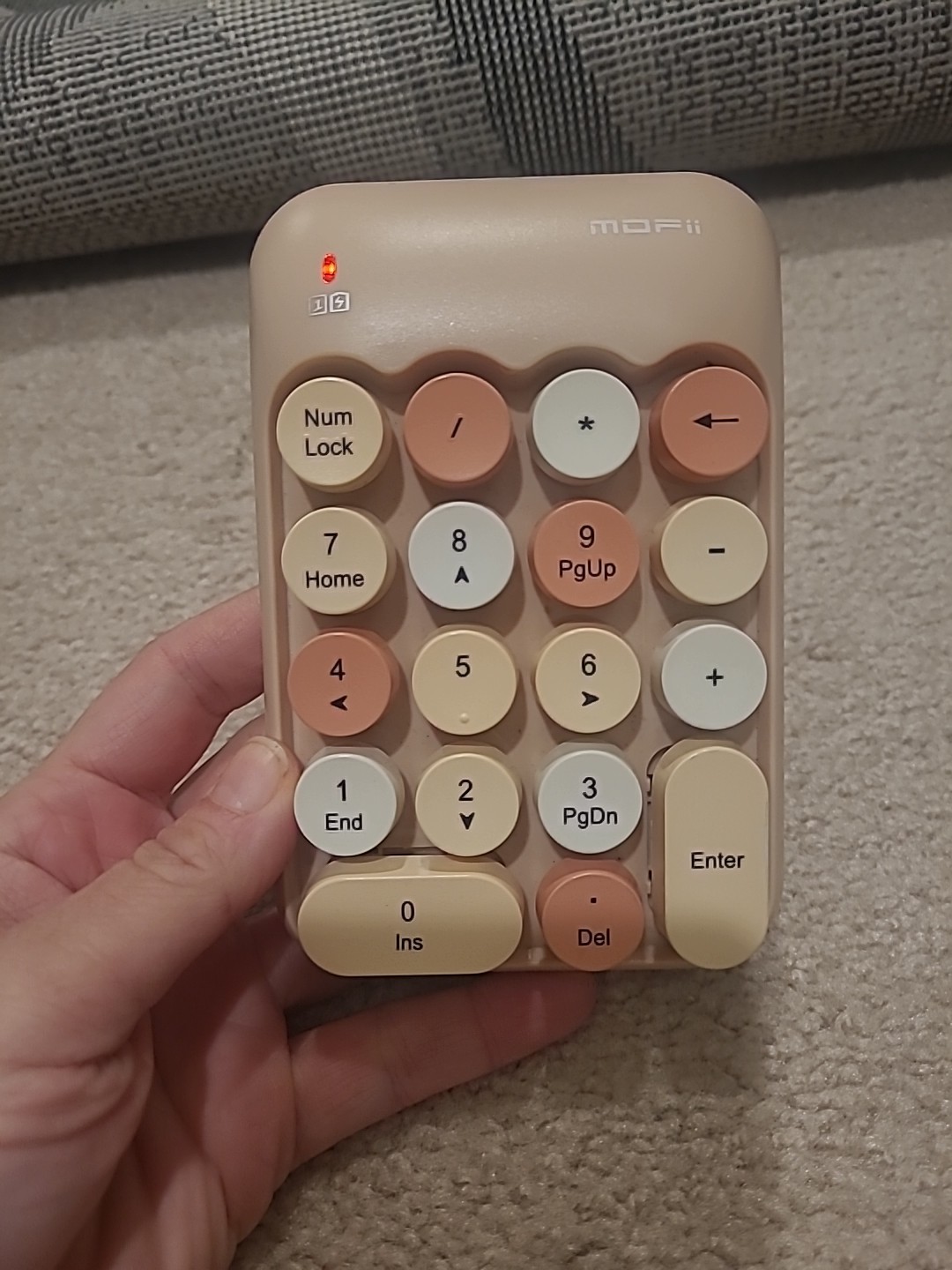 MOFII X910 Wireless Keyboard Tested And Works Pink