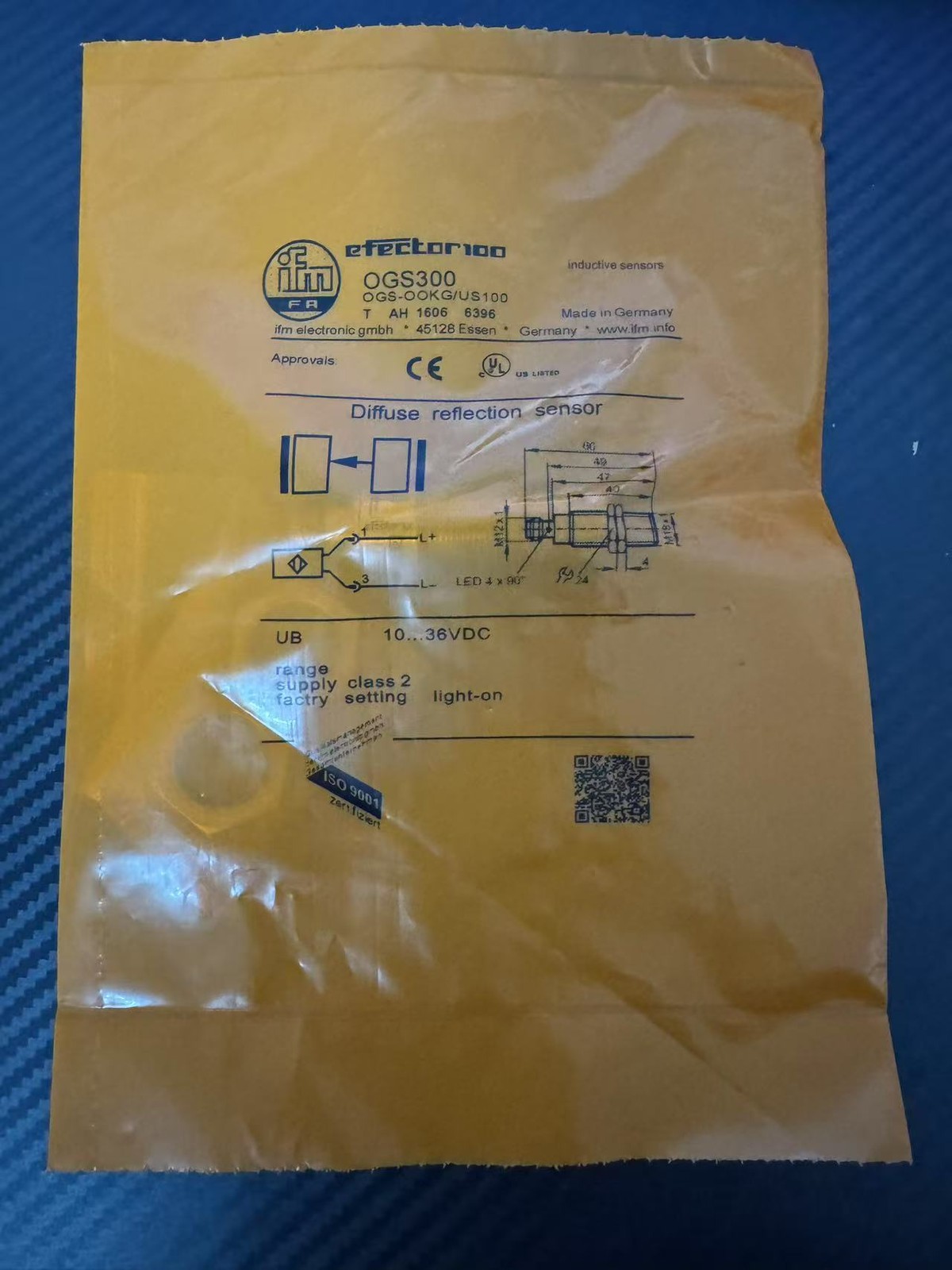 1PC NEW IFM OGS300 Photoelectric switch sensor Fast delivery #US