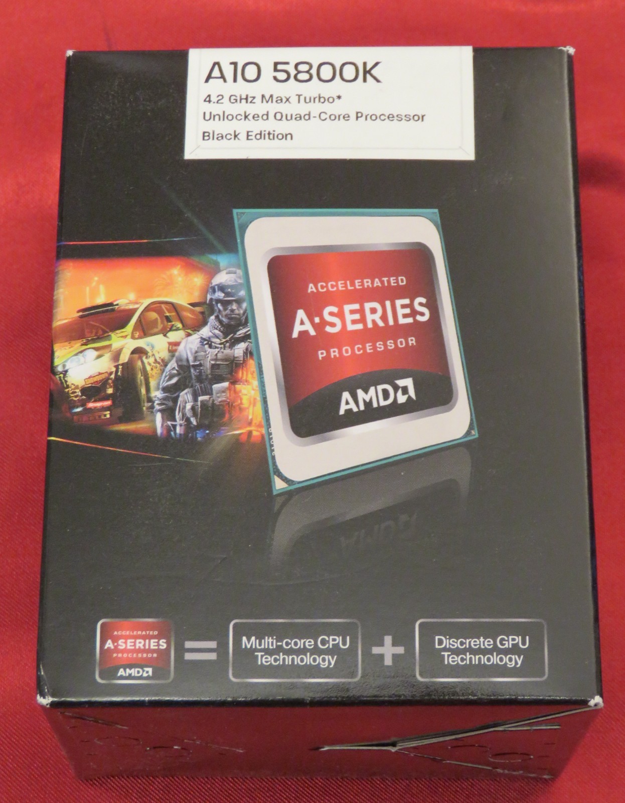 AMD A10-5800K Black Edition Quad Core 3.8GHz FM2 CPU Radeon HD 7660D NEW SEALED