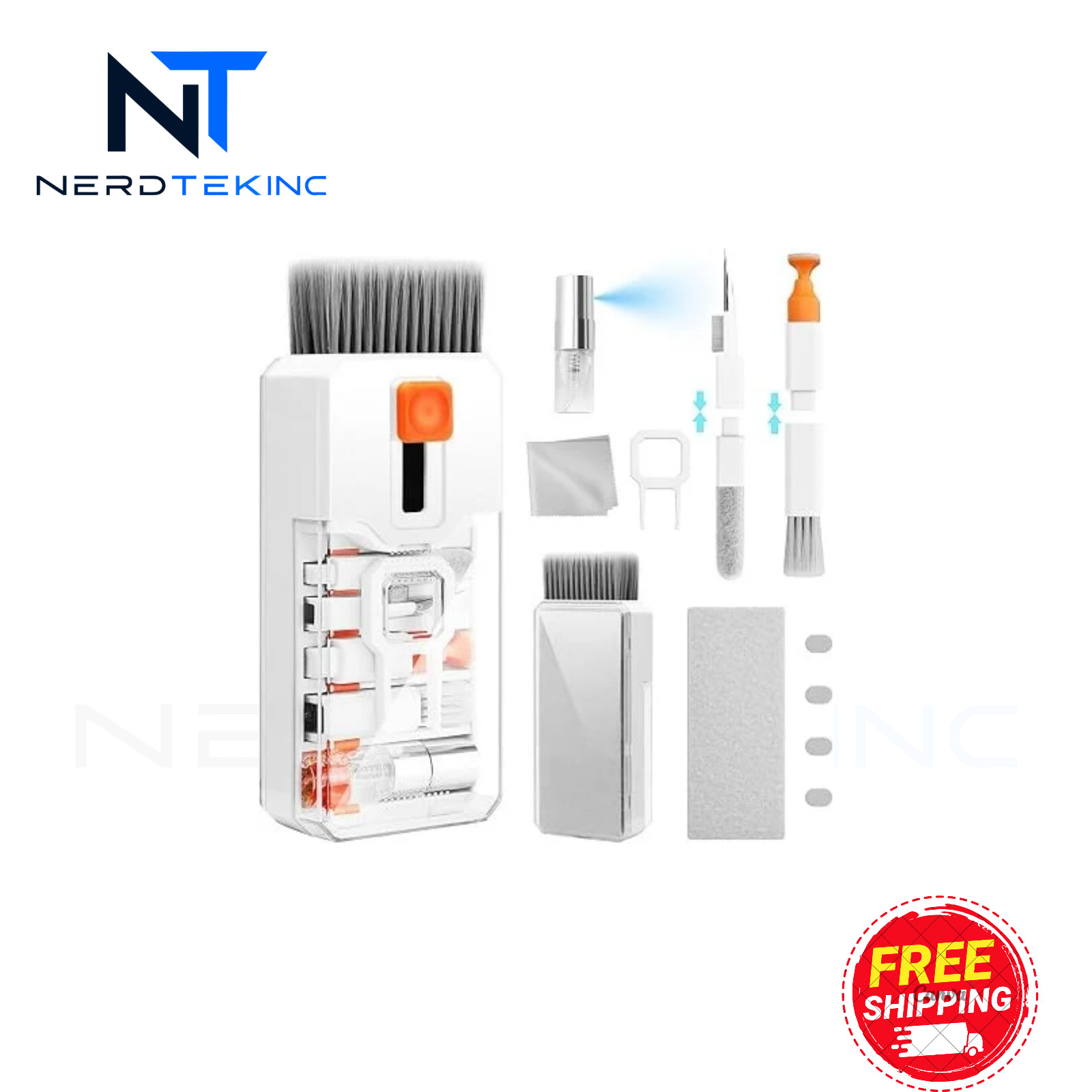 Ordilend Keyboard Cleaner & Laptop Cleaning Kit, All-in-1 for Computer PC